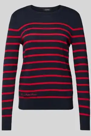 Ralph Lauren Gebreide pullover met ribboorden