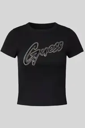Guess T-shirt met labelprint
