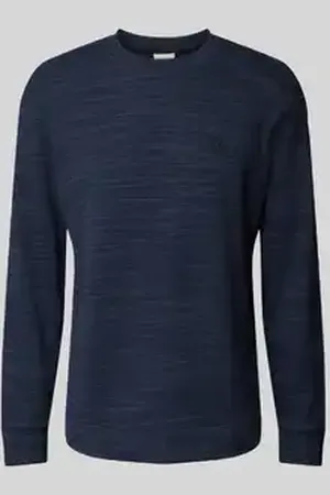TOM TAILOR Regular fit sweatshirt van katoenmix in gemêleerde look