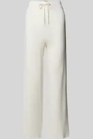 HUGO BOSS Straight leg sweatpants met structuurmotief, model 