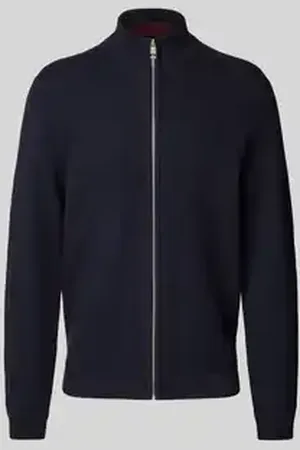 TOM TAILOR Regular fit gebreid jack van puur katoen met structuurmotief