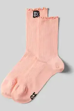 HUGO BOSS Sokken met labelpatch in een set van 2 paar