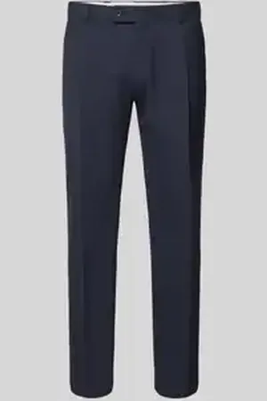 Club of Gents Regular fit pantalon met persplooien, model 