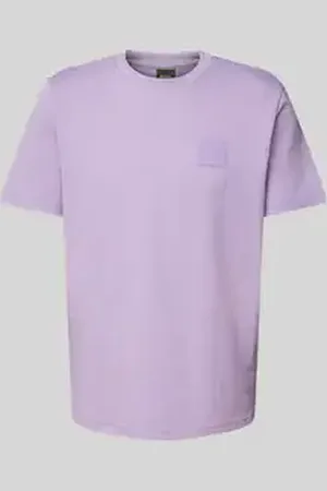 HUGO BOSS T-shirt met labelpatch, model 