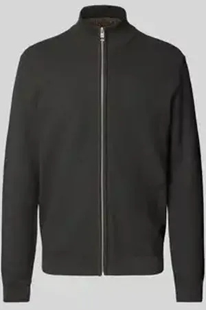 TOM TAILOR Regular fit gebreid jack van puur katoen met structuurmotief