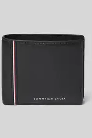 Tommy Hilfiger Leren portemonnee met labelprint