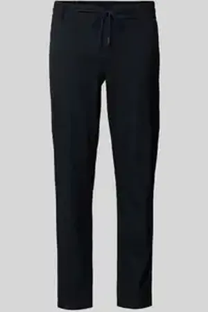 HUGO BOSS Tapered fit chino met strikceintuur