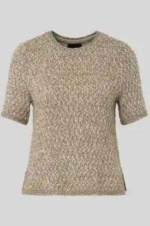 Marc Cain T-shirt van wolmix met pailletten