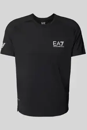 EA7 T-shirt met labelprint, model 