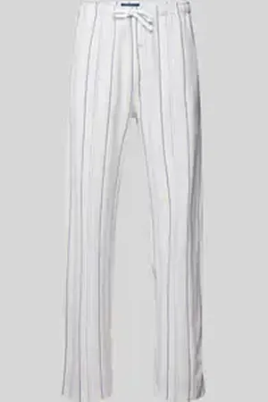Ralph Lauren Straight fit pyjamabroek met tunnelkoord