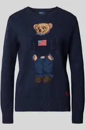 Ralph Lauren Gebreide pullover met motiefstitching, model 