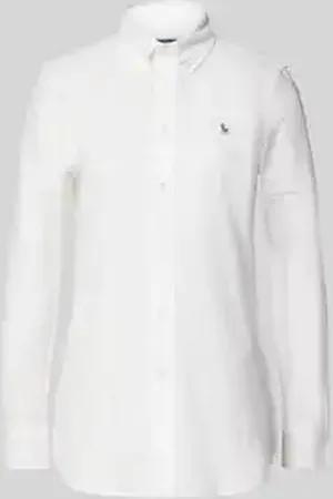 Ralph Lauren Regular fit overhemdblouse met logostitching