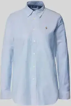 Ralph Lauren Regular fit overhemdblouse met logostitching