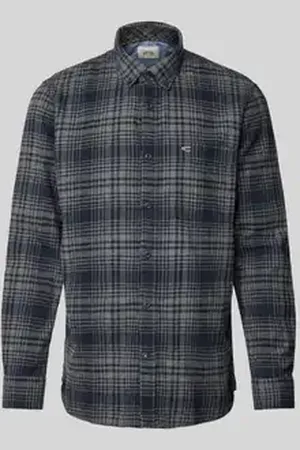 Camel Active Regular fit vrijetijdsoverhemd met button-downkraag