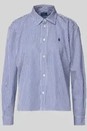 Ralph Lauren Regular fit overhemdblouse met logostitching