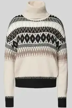 Christian Berg Oversized gebreide pullover met col
