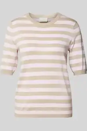 Kaffe T-shirt van viscosemix met ronde hals, model 