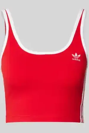adidas Korte top met labelstitching