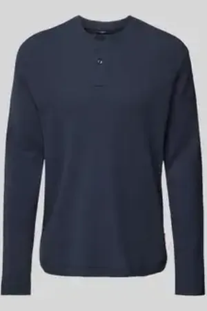 JOOP! Shirt met lange mouwen en geribde ronde hals, model 