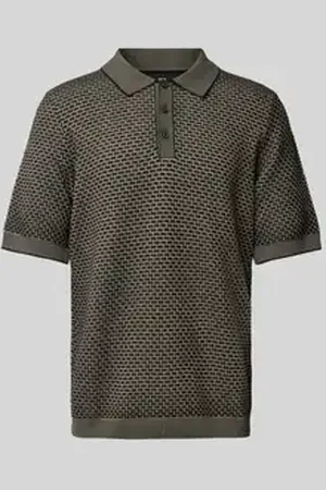 Cinque Regular fit poloshirt met korte knoopsluiting, model 