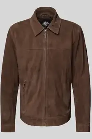 JOOP! Leren jack met ritszakken, model 