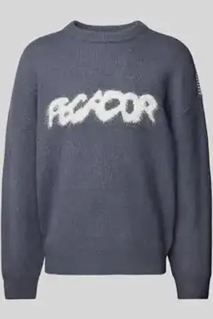 Pegador Oversized gebreide pullover met labelstitching, model 