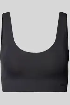 Organic Basics Bralette met labelopschrift