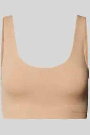 Organic Basics Bralette met labelopschrift