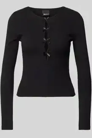 Gina Tricot Shirt met lange mouwen en strikdetails