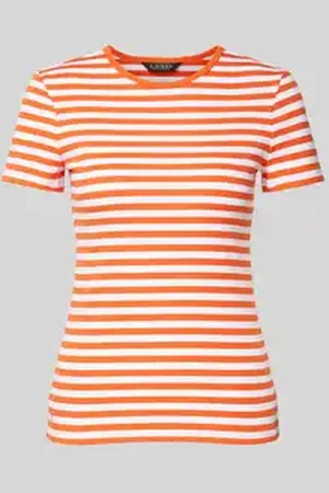 Ralph Lauren T-shirt met labelstitching, model 