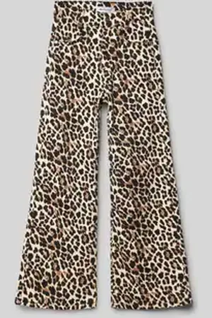 Blue Effect Flared broek met riemlussen
