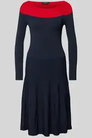 Ralph Lauren Knielange jurk met boothals, model 