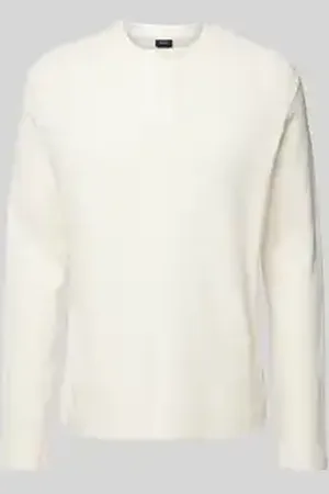 JOOP! Shirt met lange mouwen en geribde ronde hals, model 