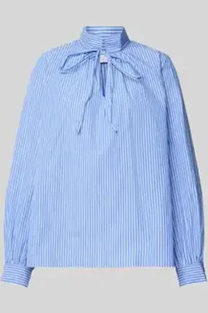 Rich & Royal Regular fit blouse met strikdetail