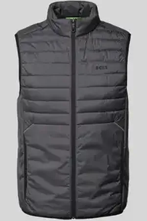 HUGO BOSS Bodywarmer met opstaande kraag, model 