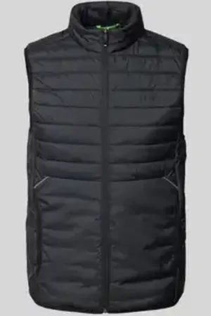 HUGO BOSS Bodywarmer met opstaande kraag, model 
