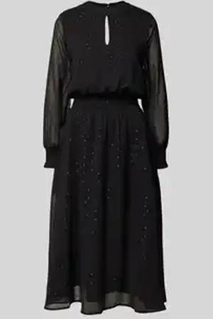 Pepe Jeans Midi-jurk met ronde hals, model 