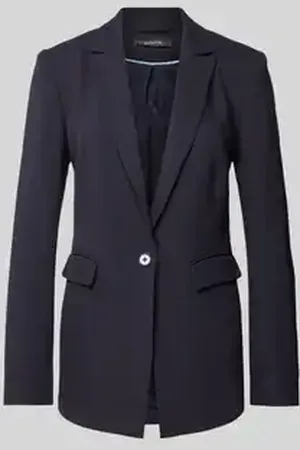 Comma, Blazer van viscosemix met klepzakken