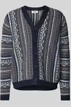 Drykorn Gebreid jack met knoopsluiting, model 