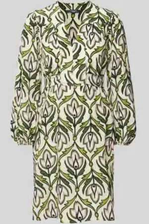 Max Mara Knielange zijden jurk met V-hals, model 