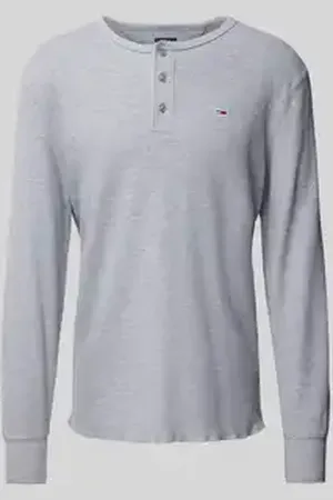 Tommy Hilfiger Shirt met lange mouwen en labelstitching