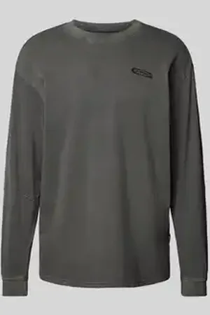 G-Star Shirt met lange mouwen en labelprint