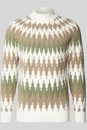 Drykorn Gebreide pullover met opstaande kraag, model 