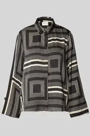 VILA Overhemdblouse met overhemdkraag, model 