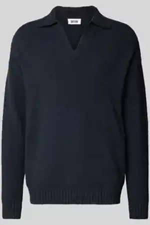 Drykorn Gebreide pullover met ribboorden, model 