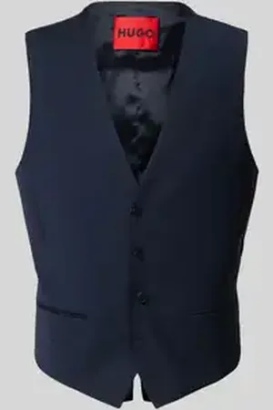 HUGO BOSS Gilet met paspelzakken