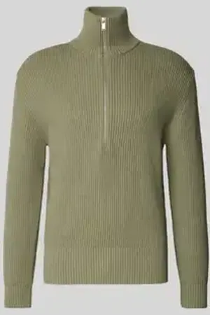 Drykorn Gebreide pullover met opstaande kraag, model 