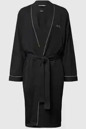 HUGO BOSS Badjas met contraststrepen, model 