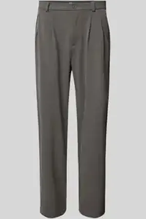 Review Tailored fit broek met Franse steekzakken