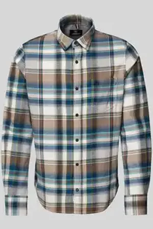 Lerros Regular fit vrijetijdsoverhemd met labelstitching